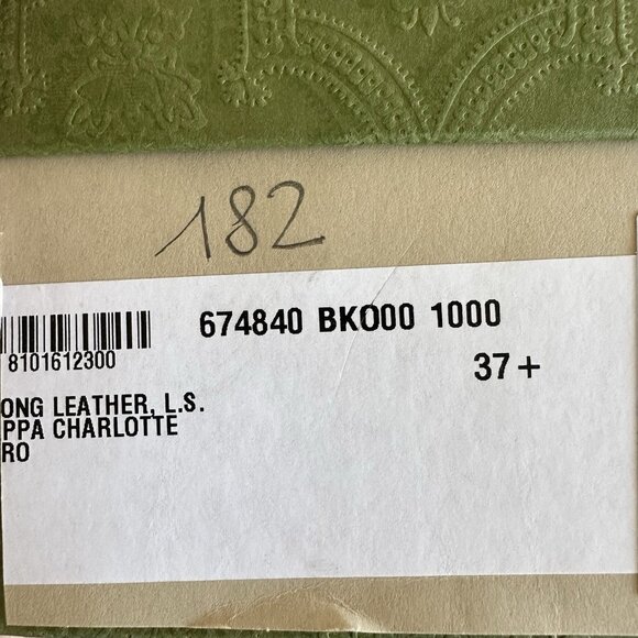 NEW Women's Double G Block Heel Thong Sandals Sz 37.5 EU - Picture 10 of 11